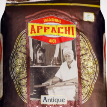 Appachi Ancient Premium Quality Boiled Whole Sona Masoori Rice 5 kgs