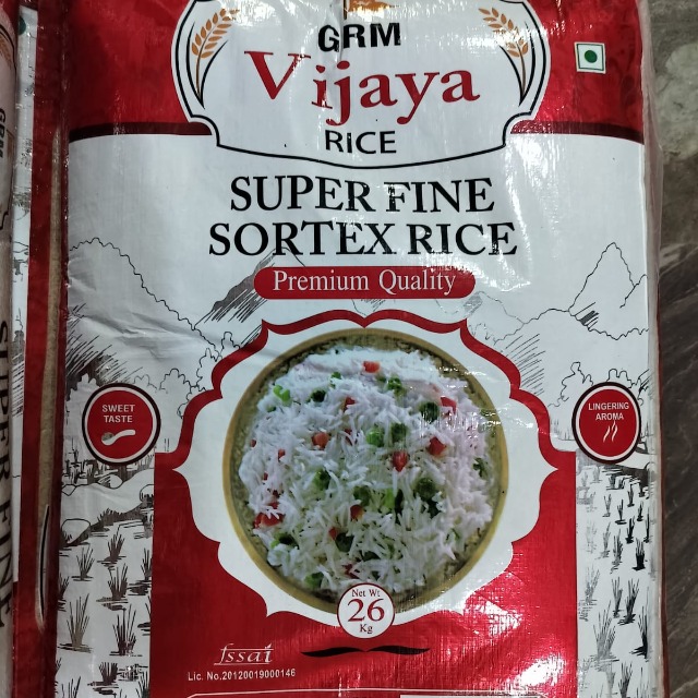 GRM(Vijaya) Sonamasoori Special Boiled Rice 26 kgs