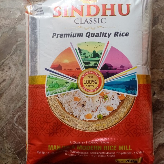 Satya sai Premium Quality Raw Whole Ponni BPT Old Rice 10 kgs